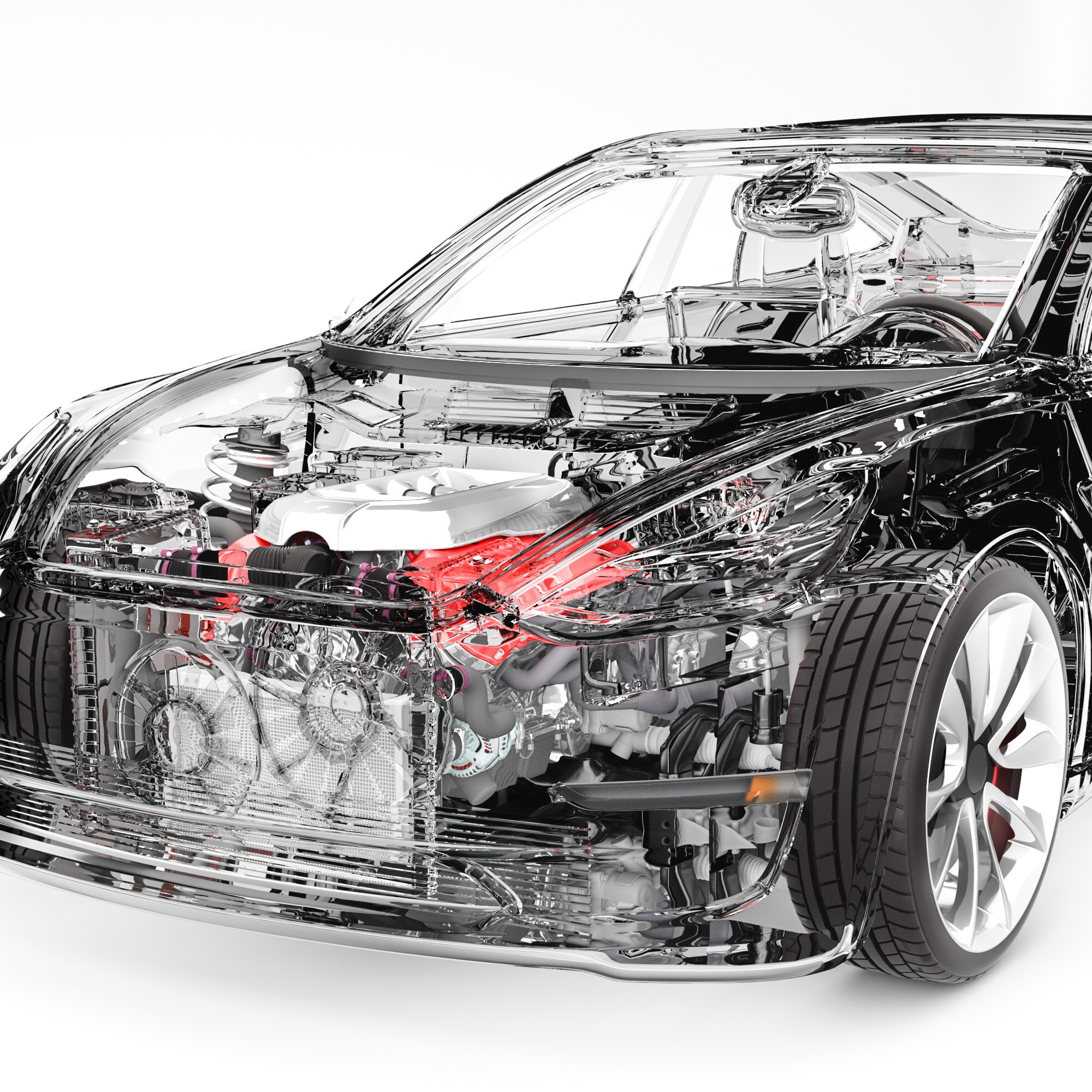  自動車部品の梱包