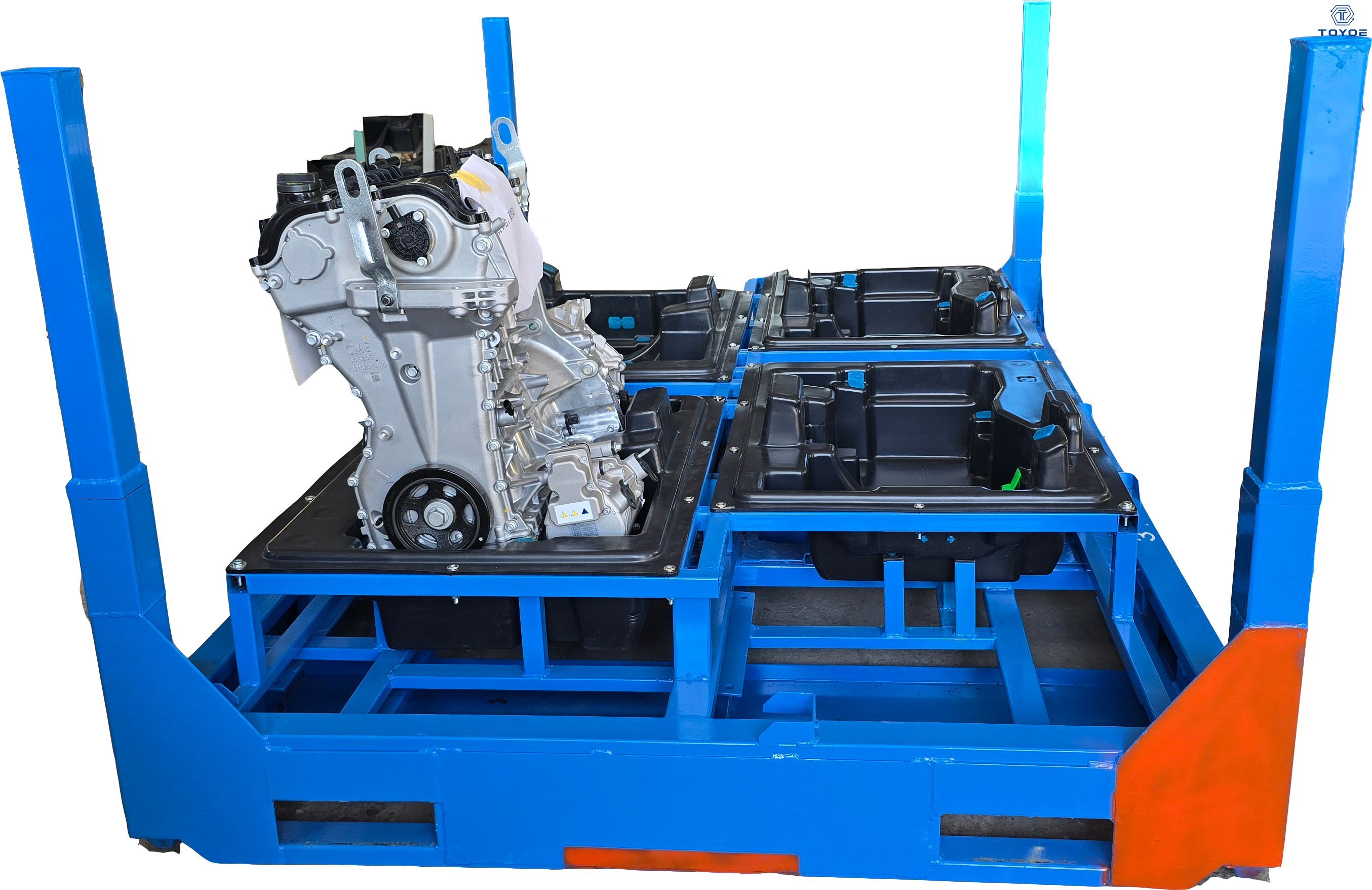 TOYOE 自動車モーター保管用の頑丈なメタルラック |ゼロ振動保護 | Fenghui 物流