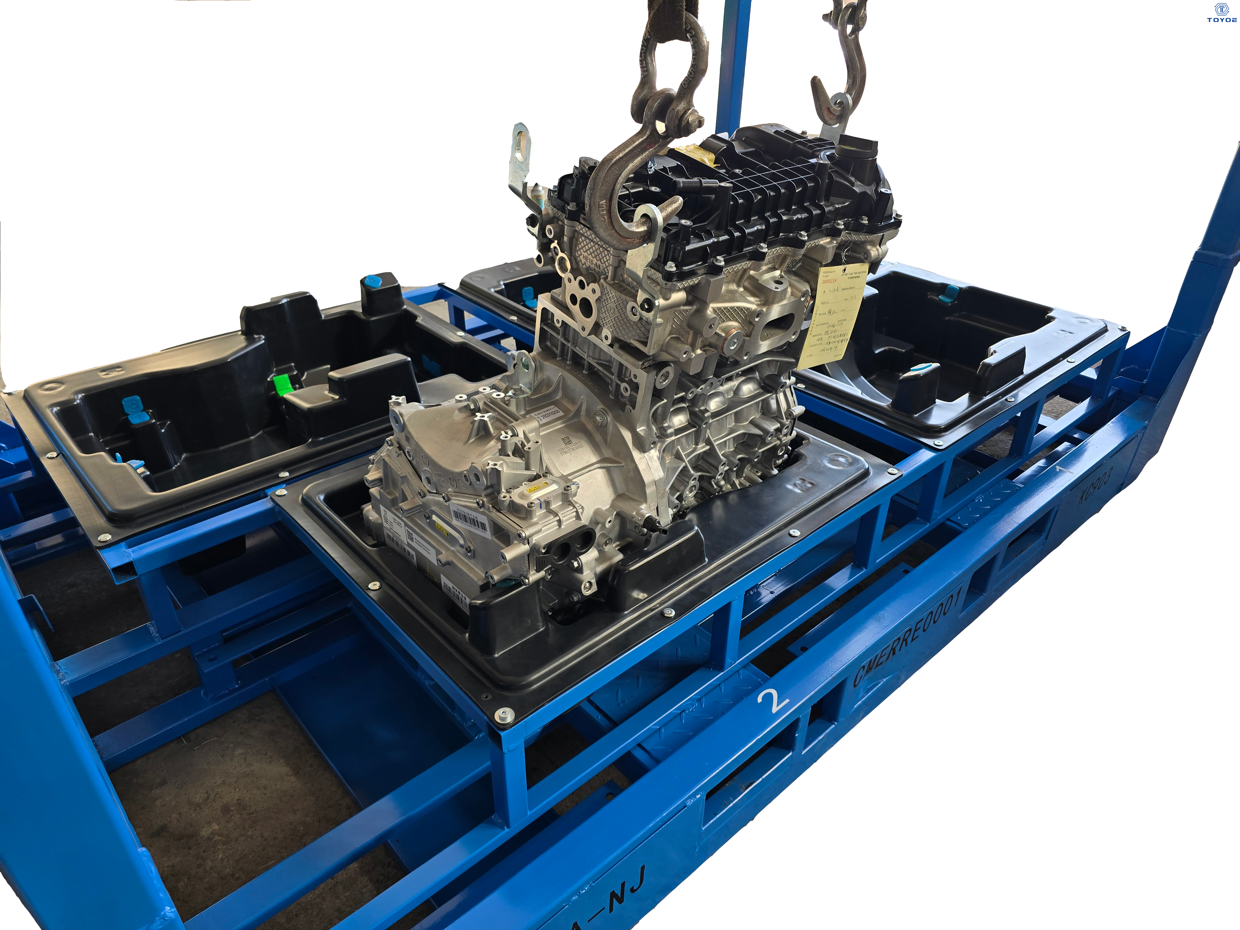 TOYOE 自動車モーター保管用の頑丈なメタルラック |ゼロ振動保護 | Fenghui 物流