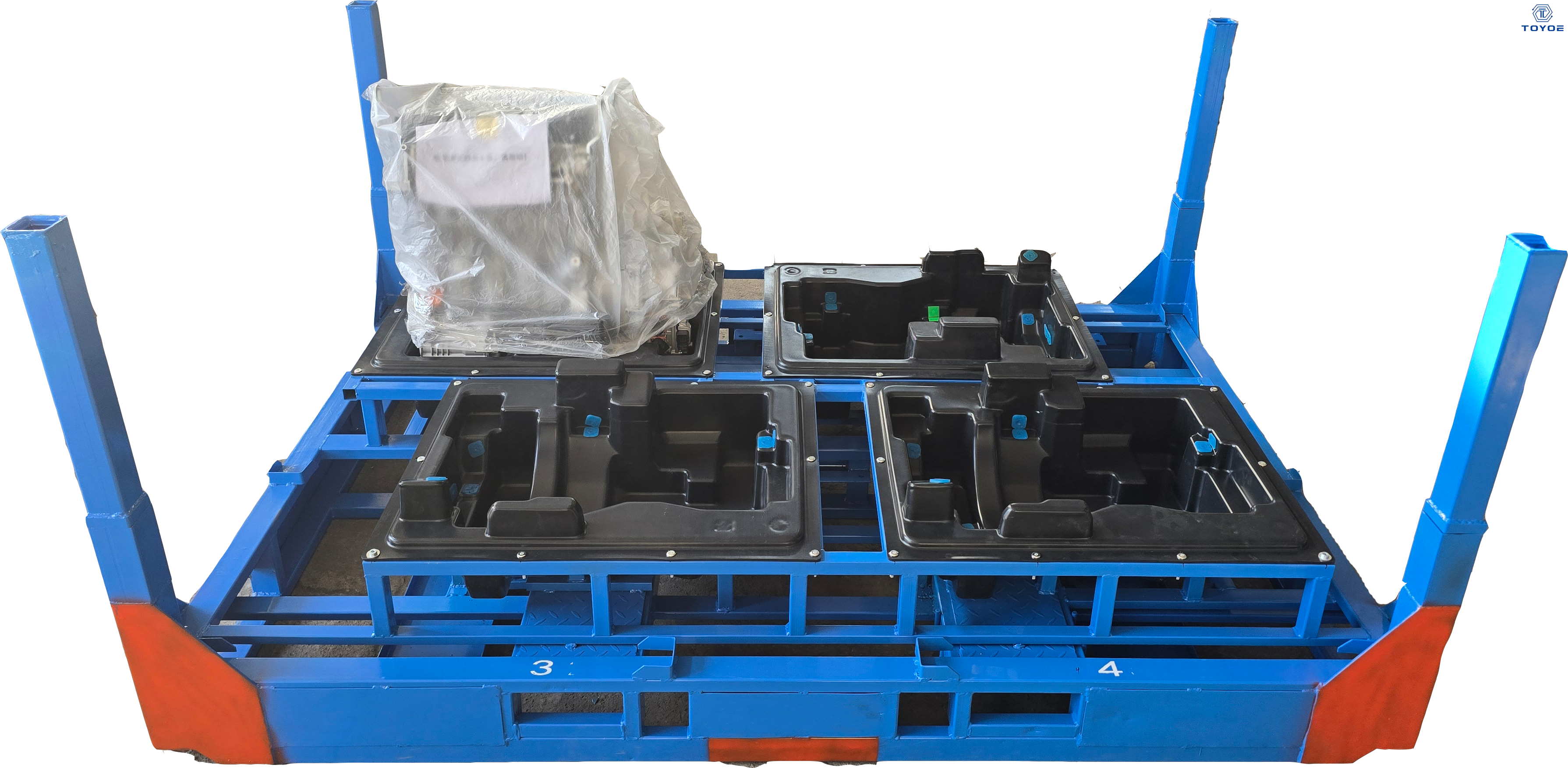 TOYOE 自動車モーター保管用の頑丈なメタルラック |ゼロ振動保護 | Fenghui 物流
