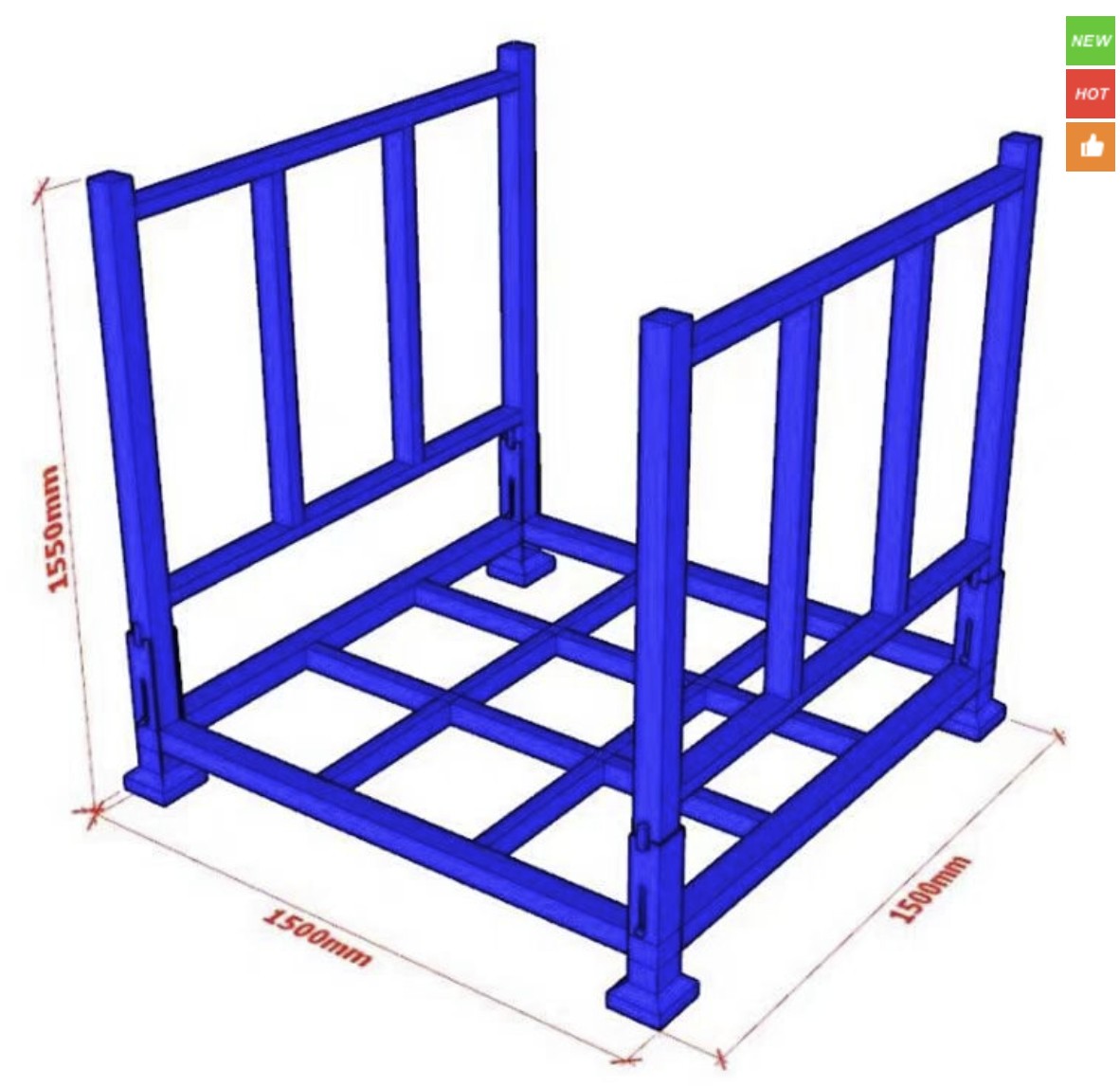 スチールパレットボックスのサイズ
